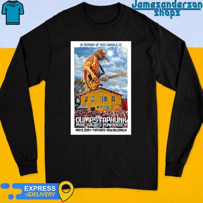 Dumpstaphunk May 5 2024 The Tipitina's New Orleans LA Poster Long Sleeve