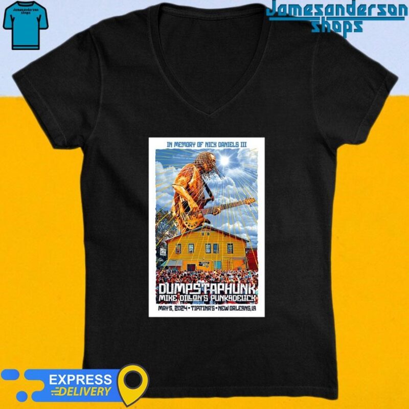 Dumpstaphunk May 5 2024 The Tipitina's New Orleans LA Poster V-Neck