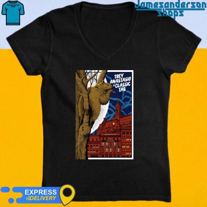 Official Trey Anastasio May 19 2024 MTELUS Montreal QC Poster V-Neck