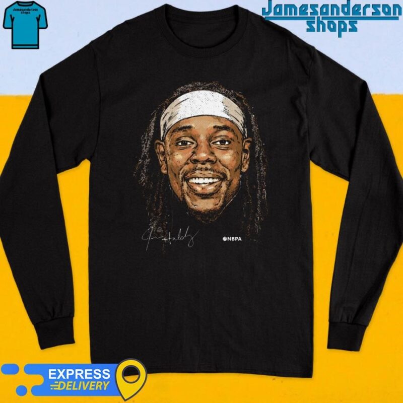 Official Jrue Holiday Boston Celtics Portrait Signature Long Sleeve