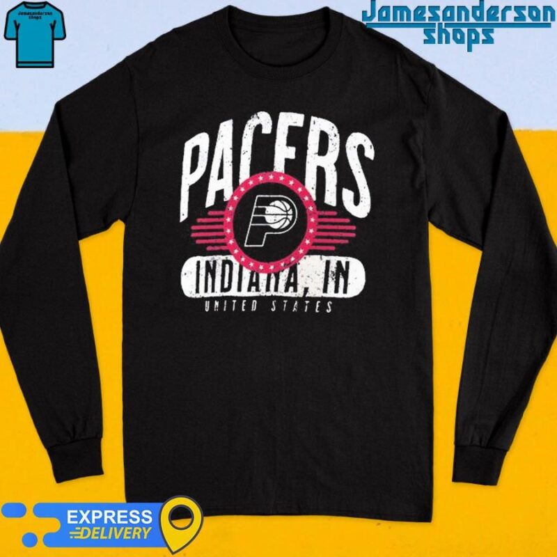 Official Indiana Pacers Badge of Honor Tri-Blend Long Sleeve