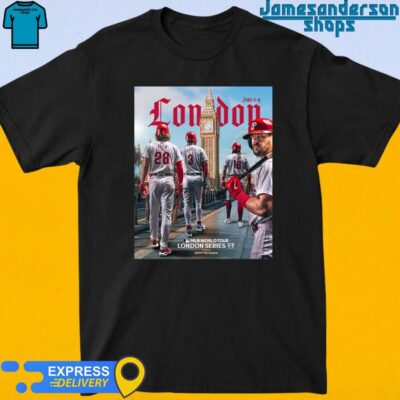 Official Philadelphia Phillies Are Coming MLB World Tour London Series On June 8-9 2024 shirt