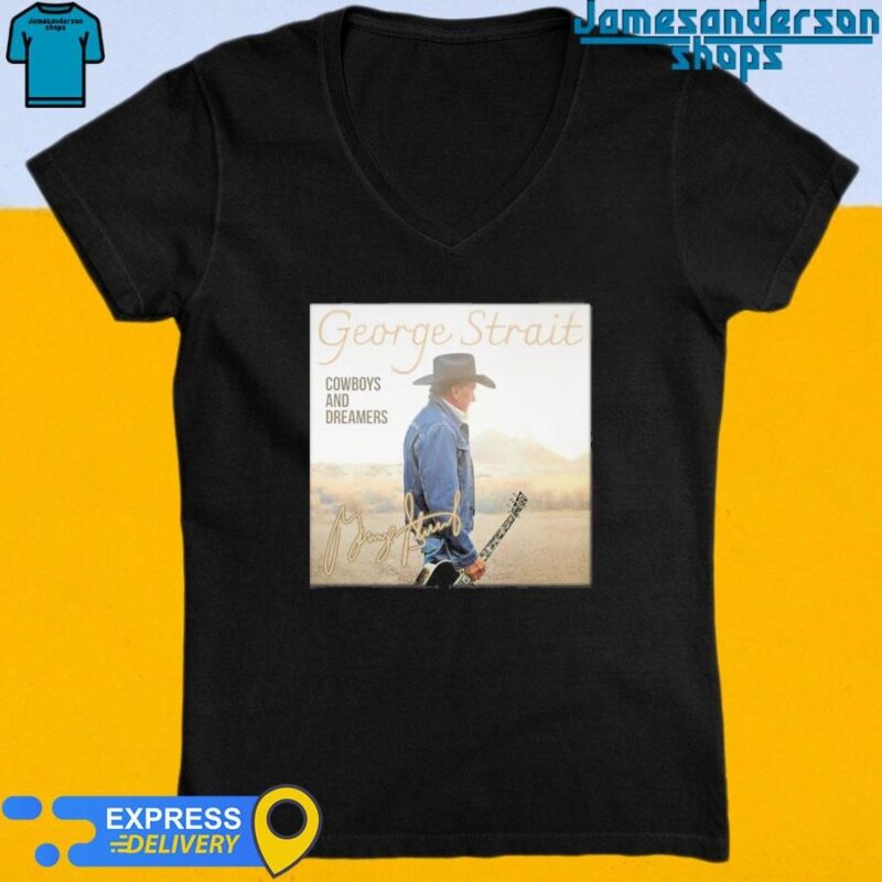 Official George Strait Cowboys And Dreamers Signature V-Neck