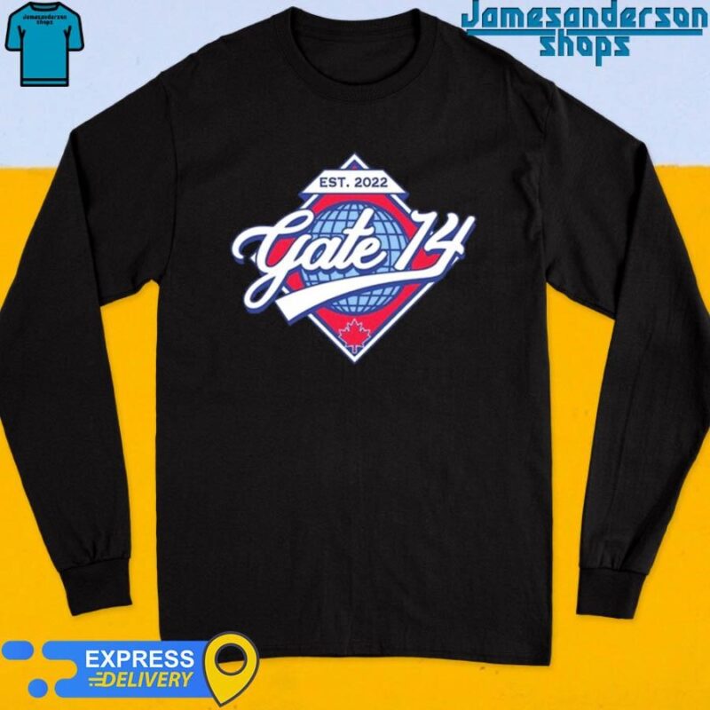 Official Gate 14 Est 2022 Logo Long Sleeve