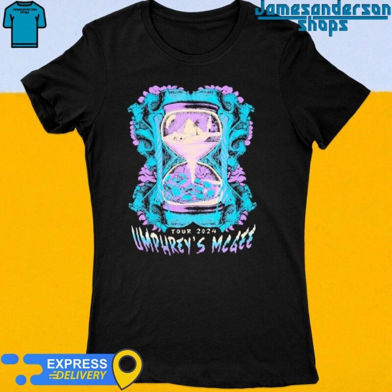 Official Umphrey's McGee Pyramid Hourglass 2024 Tour Women's t-shirt