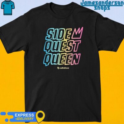 Official Rich Pink Side Quest Queen shirt