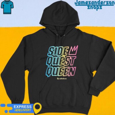 Official Rich Pink Side Quest Queen Hoodie