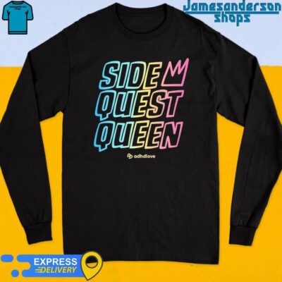 Official Rich Pink Side Quest Queen Long Sleeve