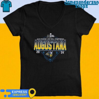Official Augustana 2024 NCAA Division II Softball Championship Longwood,FL V-Neck