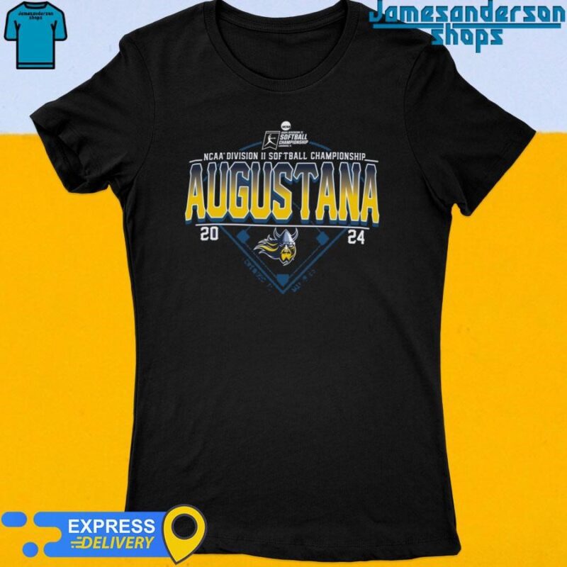 Official Augustana 2024 NCAA Division II Softball Championship Longwood,FL Women's t-shirt
