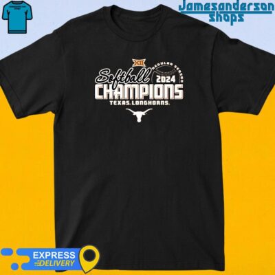 Texas Longhorns 2024 Big 12 Softball Regular Season Champions shirt