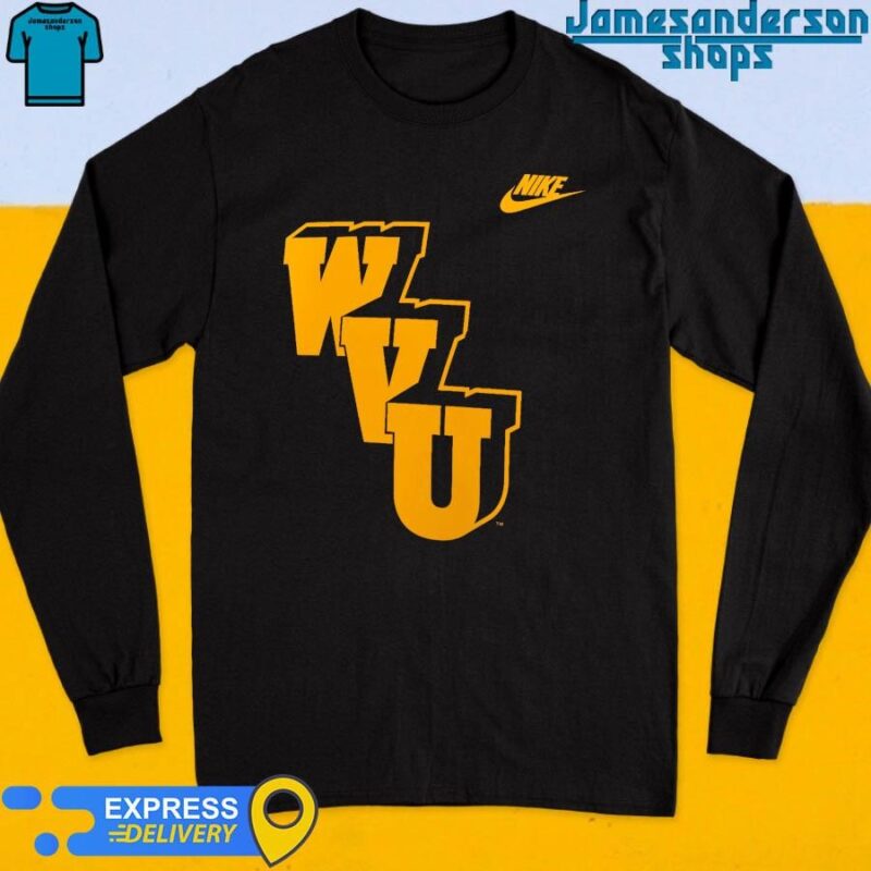 Official West Virginia Mountaineers Nike Blitz Evergreen Legacy Primary Tri-Blend Long Sleeve