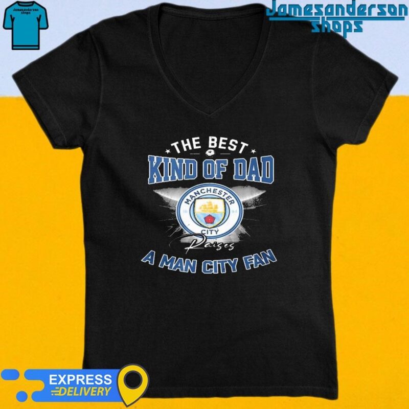 Official Father’s Day Gift for Your Dad Man City V-Neck