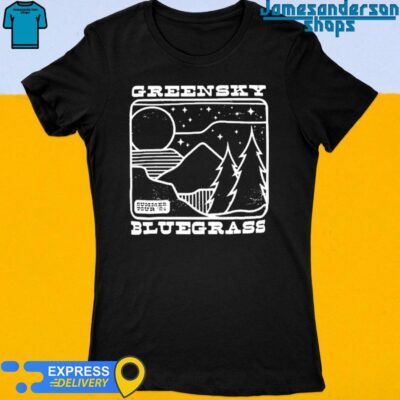 Official Greensky Bluegrass Summer Tour 2024 Women's t-shirt
