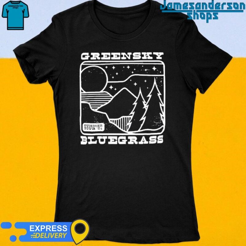 Official Greensky Bluegrass Summer Tour 2024 Women's t-shirt