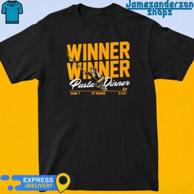 David Pastrnak Winner Pasta Dinner shirt