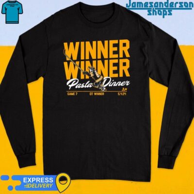 David Pastrnak Winner Pasta Dinner Long Sleeve