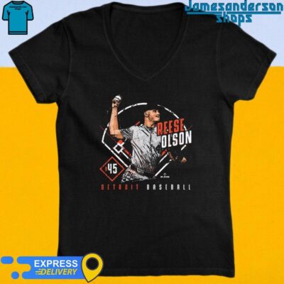 Official Reese Olson Detroit Tigers Ballpark V-Neck