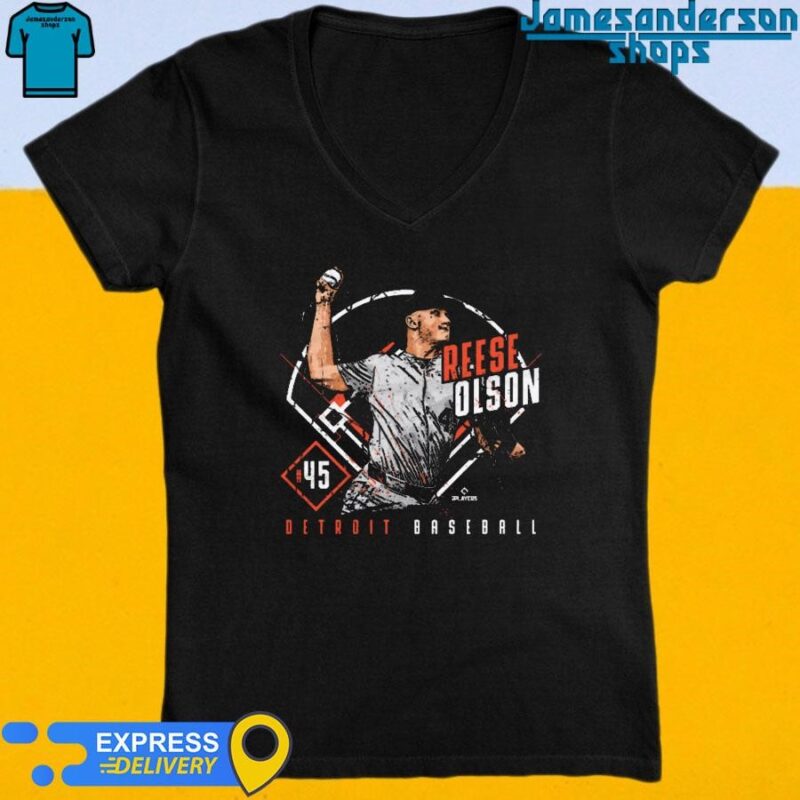 Official Reese Olson Detroit Tigers Ballpark V-Neck