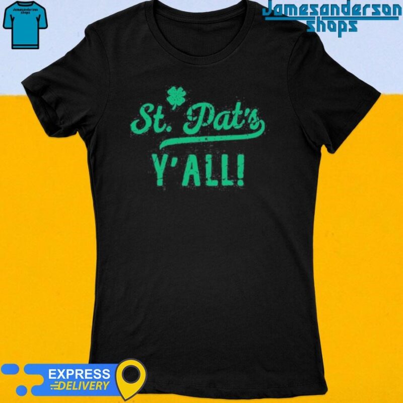 Official Jensen Ackles Wearing St Pat's Y'all Shirt Women's t-shirt