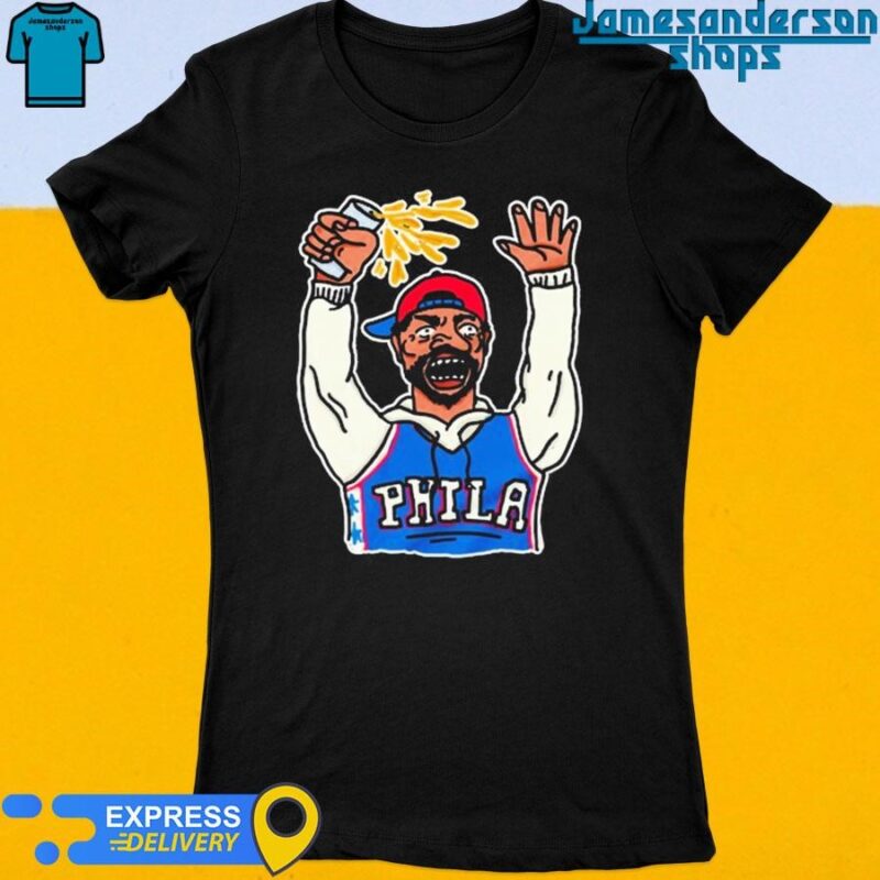 Official Phillygoat Angry Sixers Fan Women's t-shirt