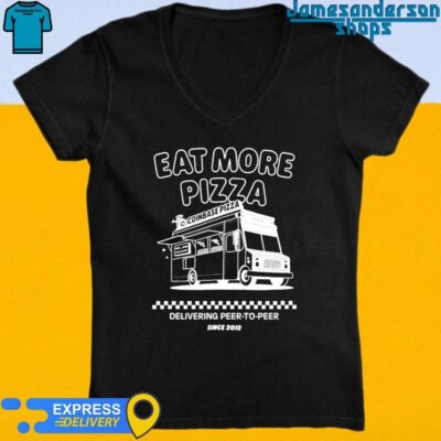 Official Coise Pizza Eat More Pizza V-Neck
