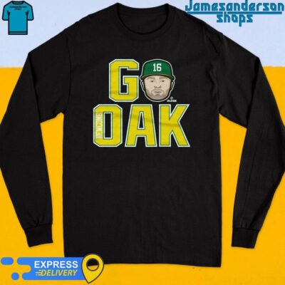 Official Sean Newcomb Oakland Athletics GO OAK Long Sleeve