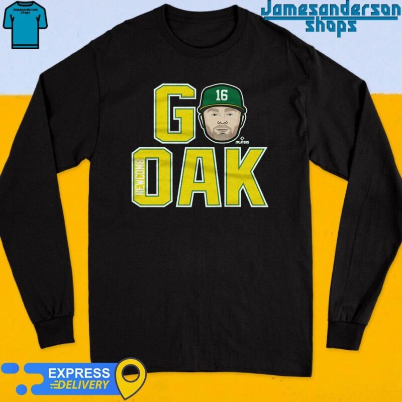 Official Sean Newcomb Oakland Athletics GO OAK Long Sleeve