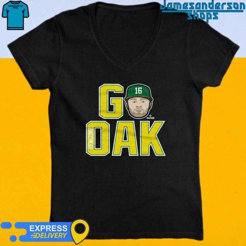 Official Sean Newcomb Oakland Athletics GO OAK V-Neck