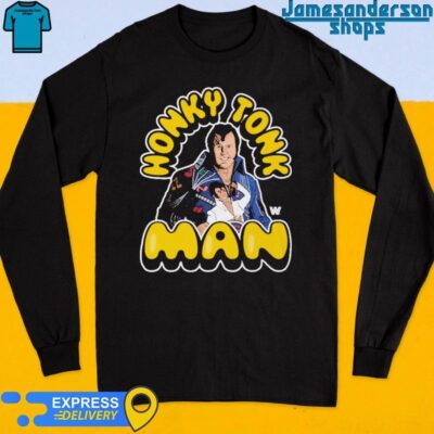 Official Honky Tonk Man Comic T Shirt Long Sleeve