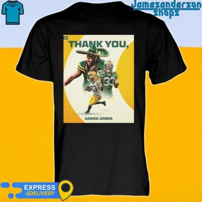 Official Thank You Aaron Jones 33 Has Contributed Green Bay Packers shirt