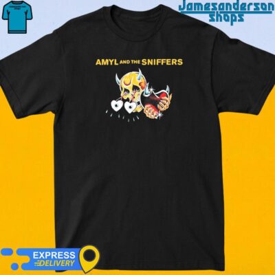 Official Amyl and the Sniffers Skull shirt