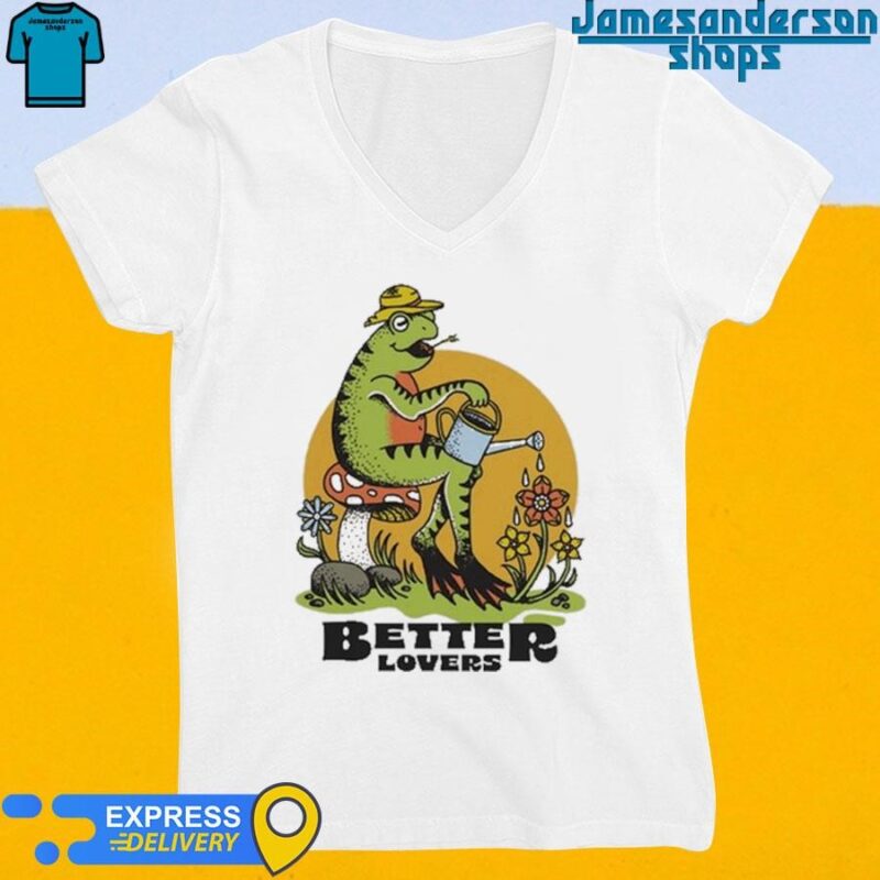 Down Right Better Lovers Spring Frog V-Neck