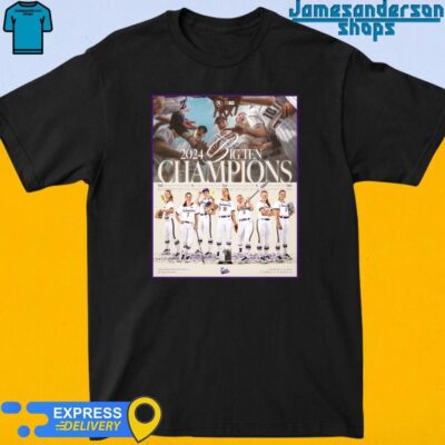 Northwestern Wildcats Softball 2024 Big Ten Champions Back to Back Poster shirt