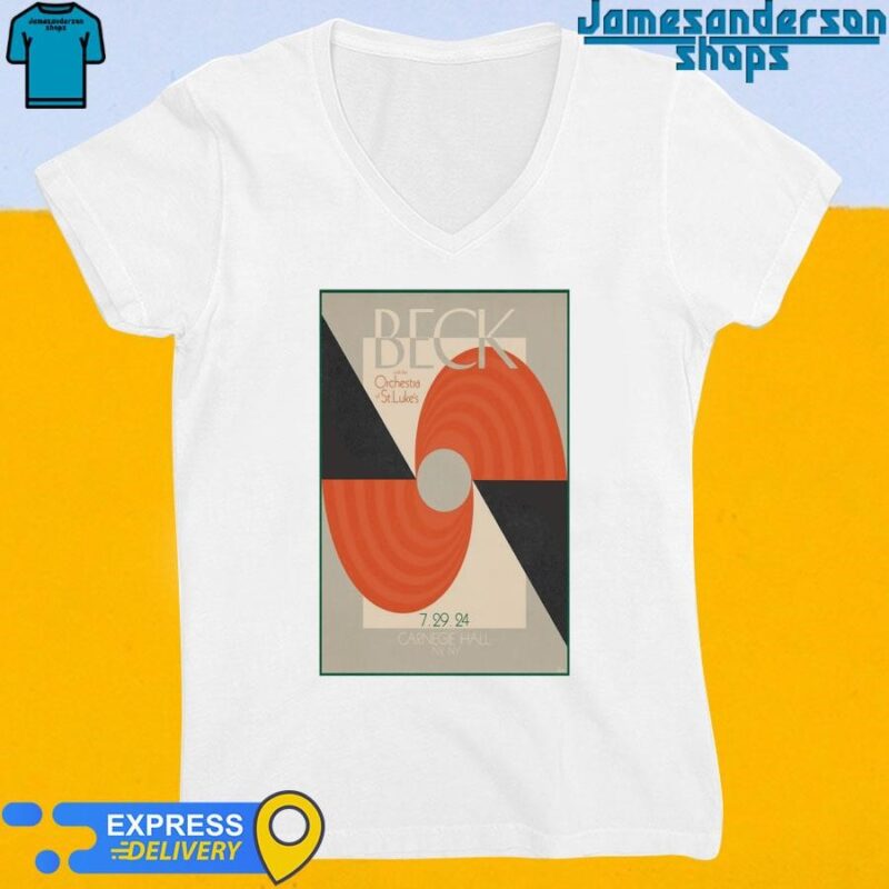 Official Beck with Orchestra of St. Luke's Carnegie Hall New York, NY July 29, 2024 Poster V-Neck