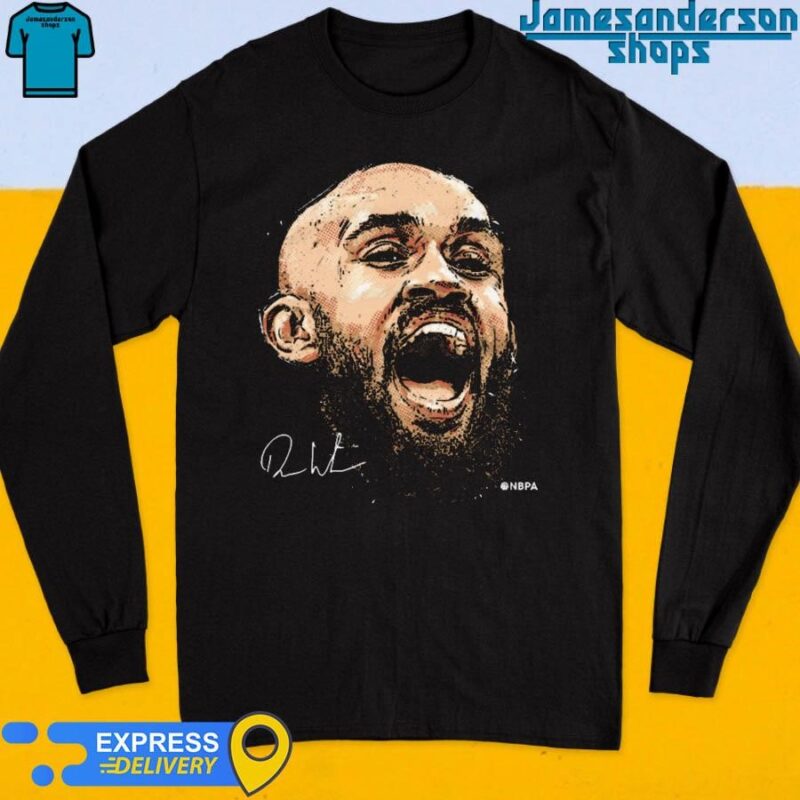 Official Derrick White Boston Celtics Scream Signature Long Sleeve