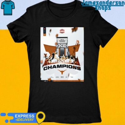 Official Texas Longhorns Big 12 Women's Basketball Champions 2024 shirt Women's t-shirt