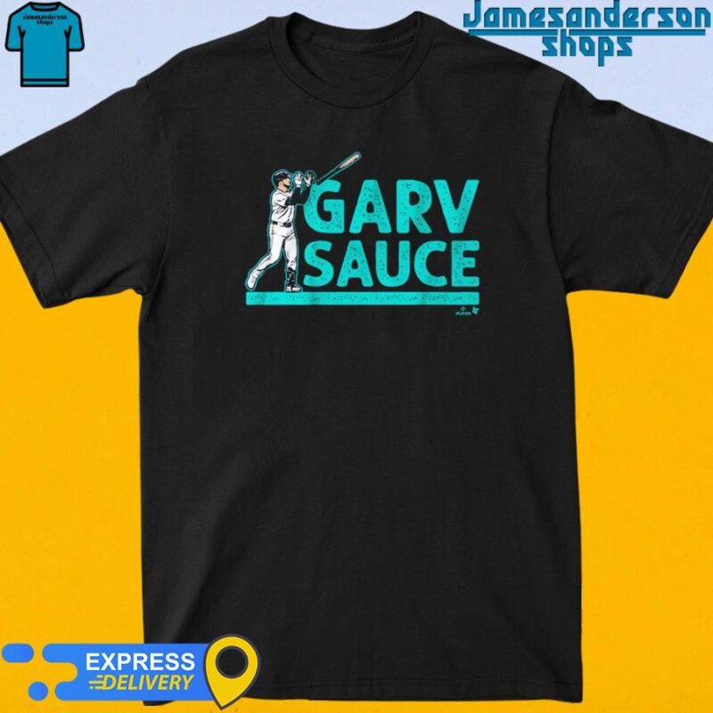 Official Seattle Mariners Mitch Garver Garv Sauce Bat Toss Shirt