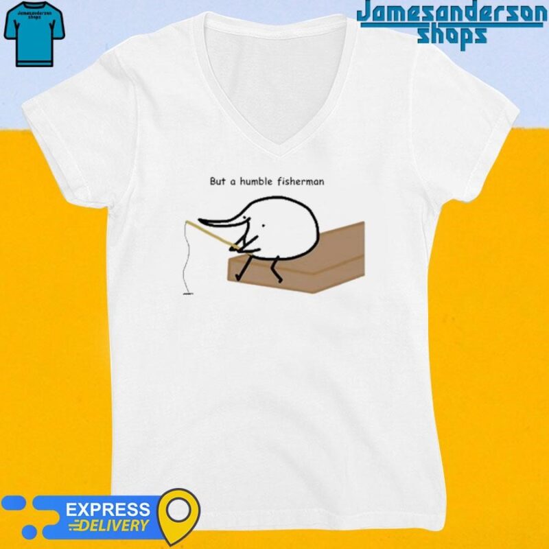 Official But A Humble Fisherman V-Neck