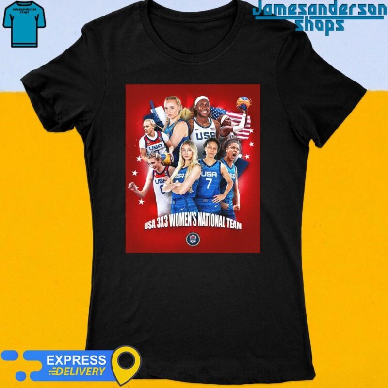 Official Congrats USA Basketball 3×3 Champions 2024 Women's t-shirt