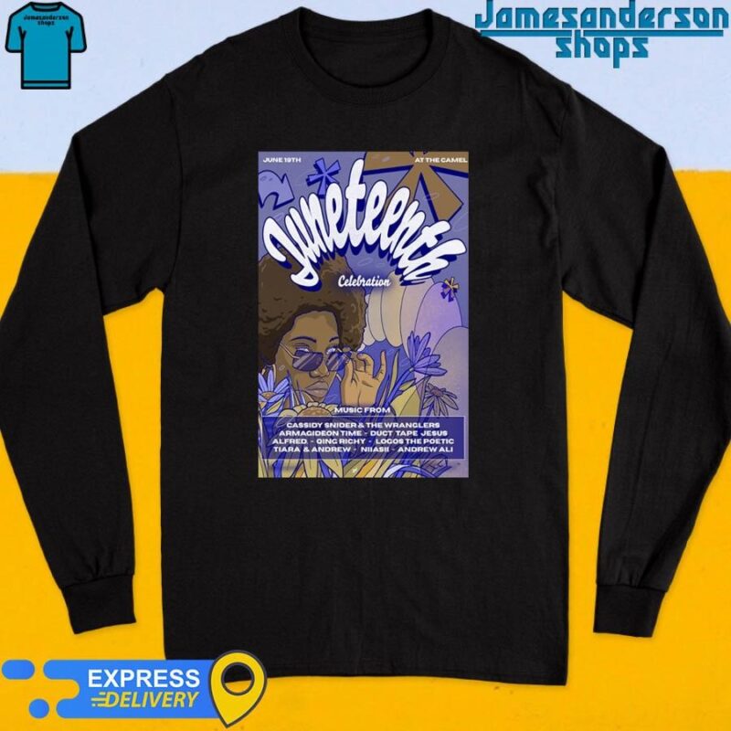 Official Juneteenth Celebration The Camel Richmond VA June 19 2024 Poster Long Sleeve