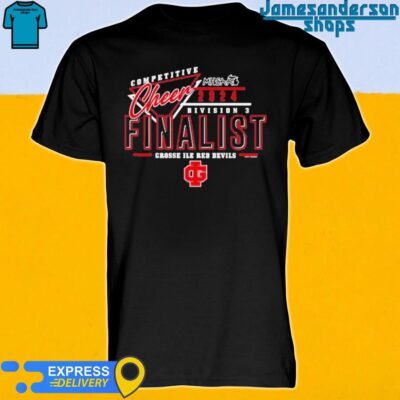 Official Grosse Ile Red Devils 2024 MHSAA Cheer Division 3 Finalist Shirt