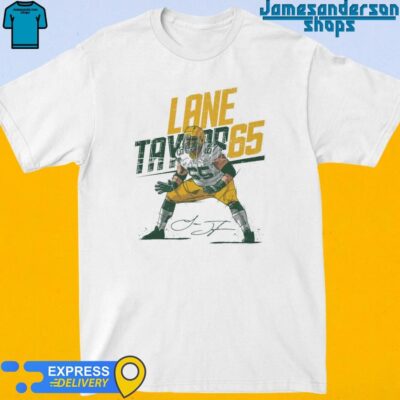 Official Lane Taylor Green Bay Packers Slant Signature shirt