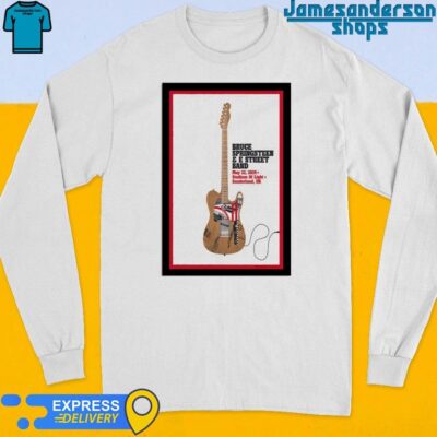 Official Bruce Springsteen And E Street Band May 22 2024 Stadium Of Light Sunderland UK Poster Long Sleeve