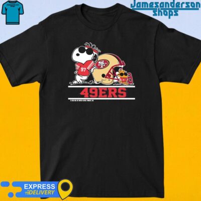 Official San Francisco 49ers Snoopy Football Captain Peanuts Team shirt