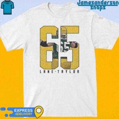 Official Lane Taylor 65 Green Bay Packers Game shirt