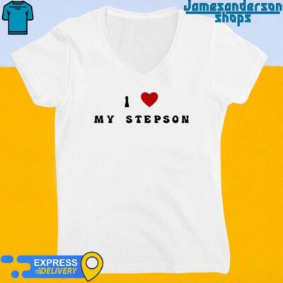 Official I Love My Stepson V-Neck