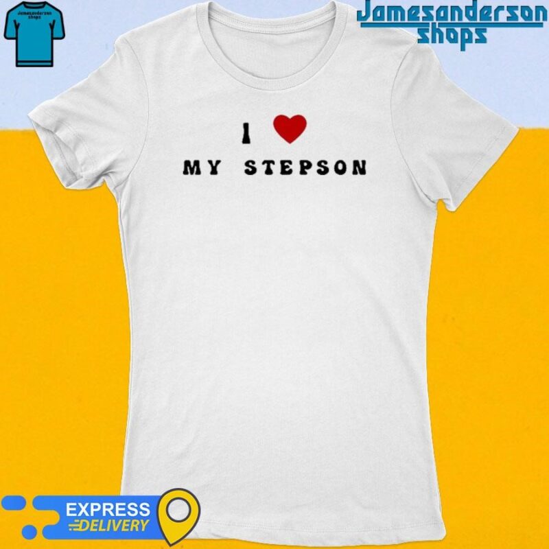 Official I Love My Stepson Women's t-shirt