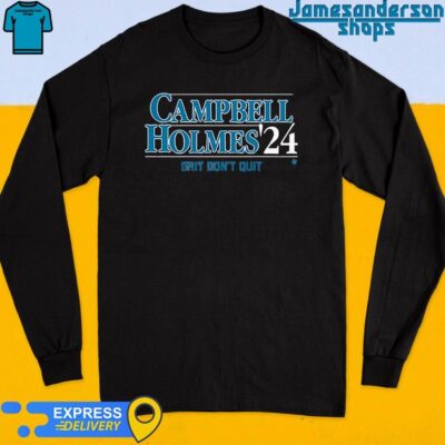 Official Dan Campbell Brad Holmes '24 shirt Long Sleeve