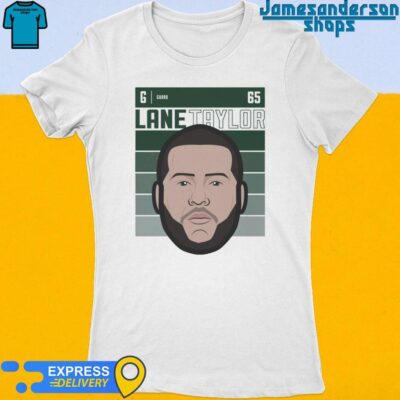 Official Lane Taylor 65 Green Bay Packers Fade Women's t-shirt